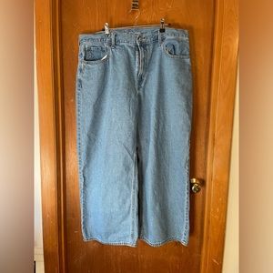 Old Navy extra high rise baggy wide leg 18p jeans